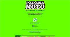 Desktop Screenshot of paranamoto.com.ar