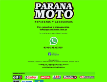 Tablet Screenshot of paranamoto.com.ar
